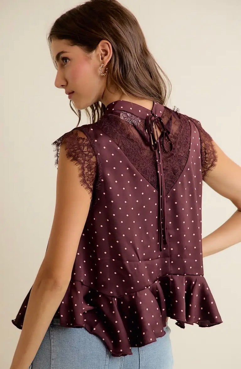 Polka Dotty Top