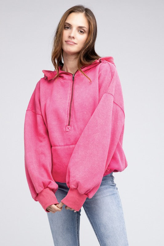 Bibi Stitch Detailed Elastic Hem Hoodie