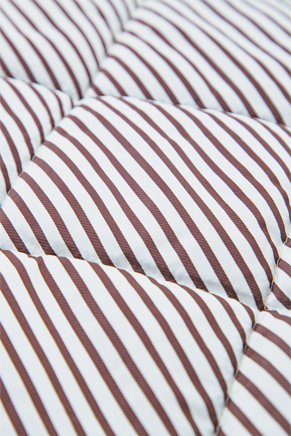 Stripe Contrast Trim Snap Button Collared Vest