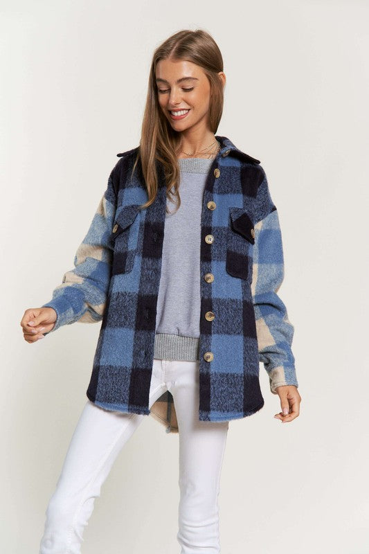 Into Plaid Shacket