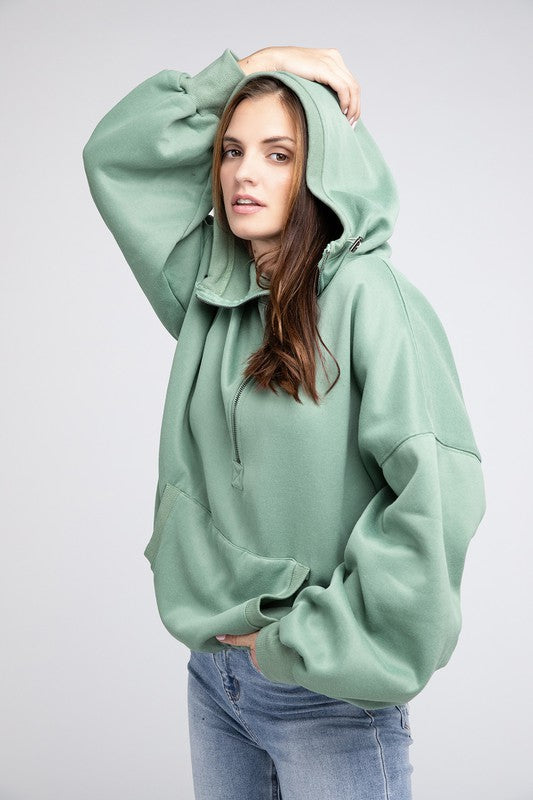 Bibi Stitch Detailed Elastic Hem Hoodie