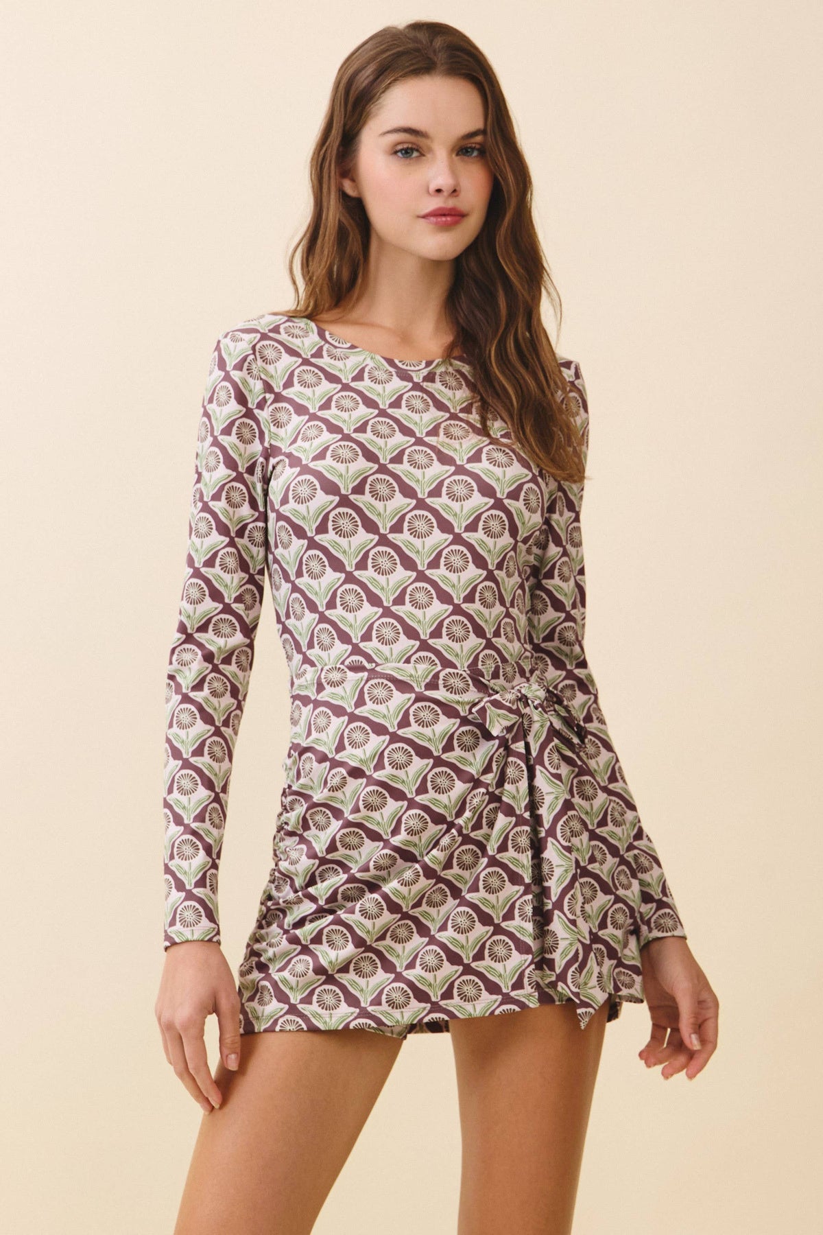 Downtown Day Front Tie Mini Dress