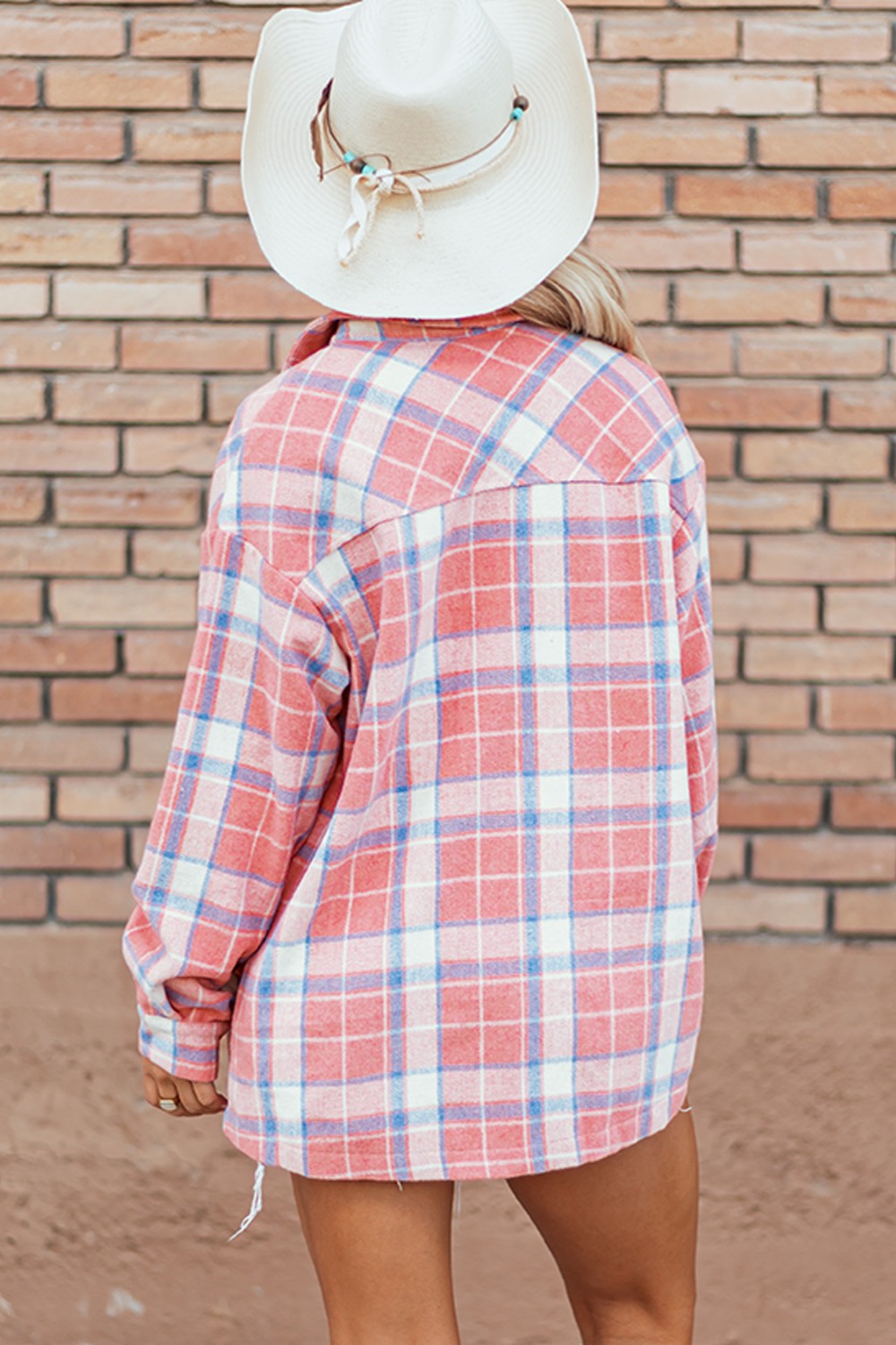 Joey Plaid Button Up Shacket