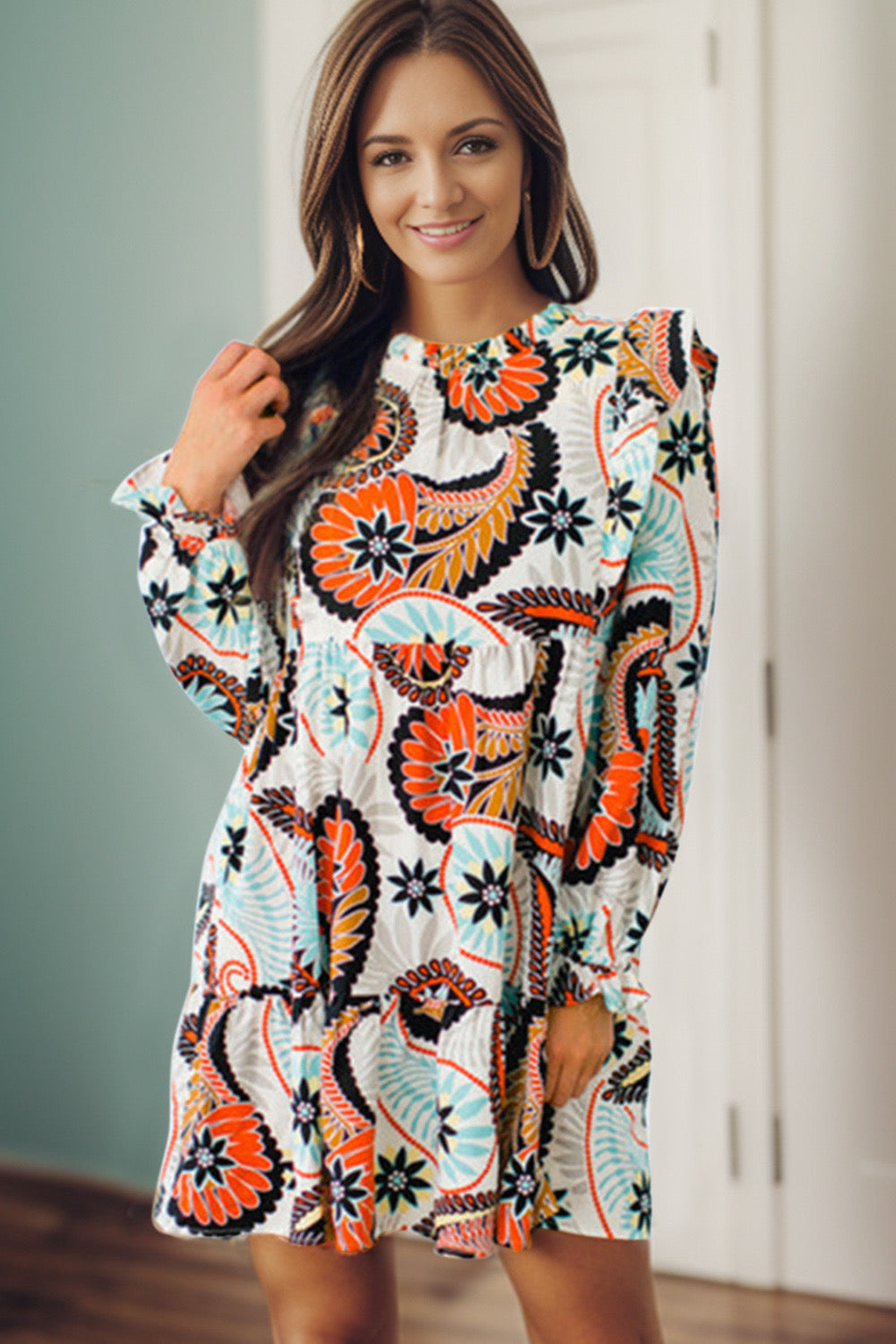 The Maisey Flounce Sleeve Dress