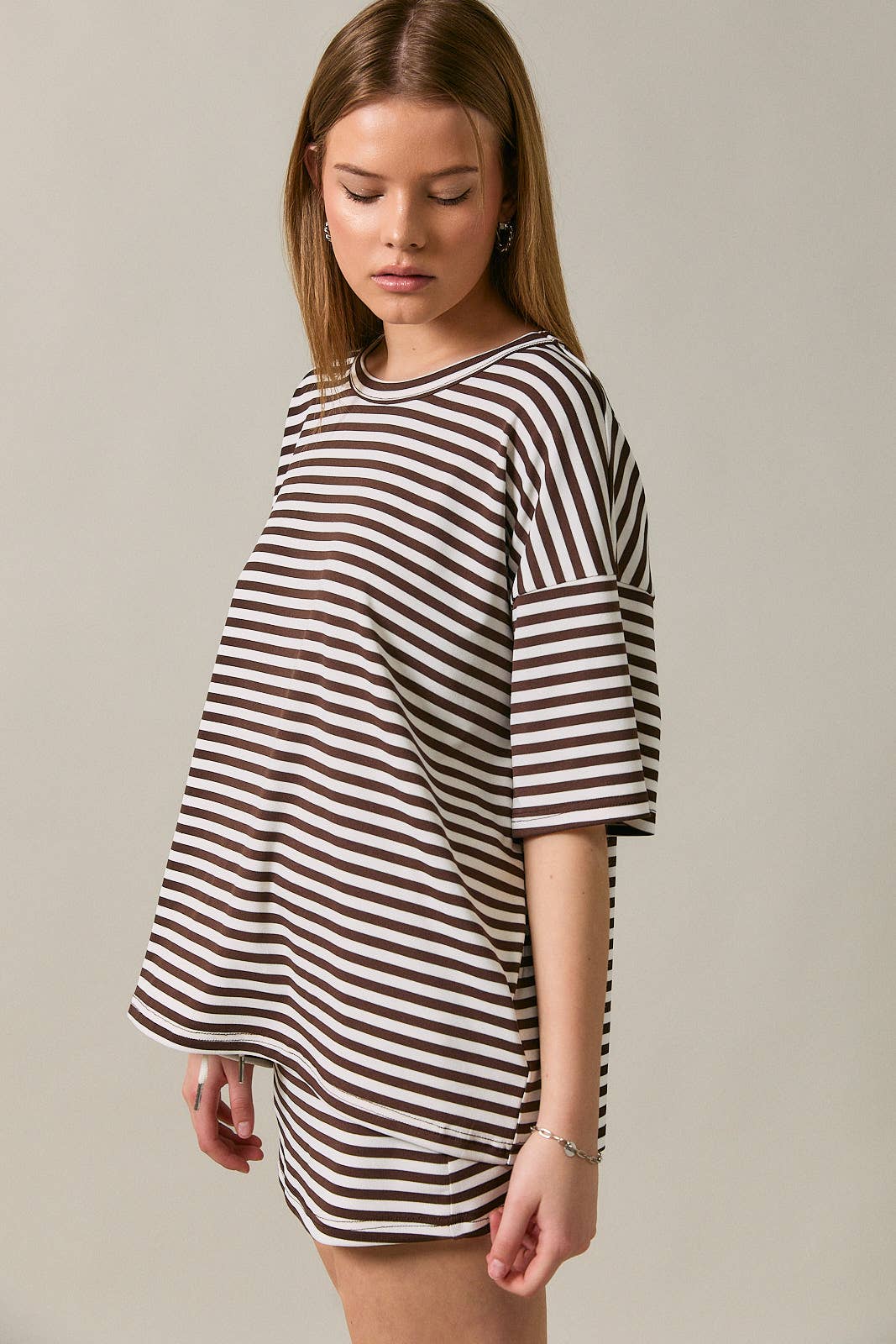 The Gracie Striped Skort Set
