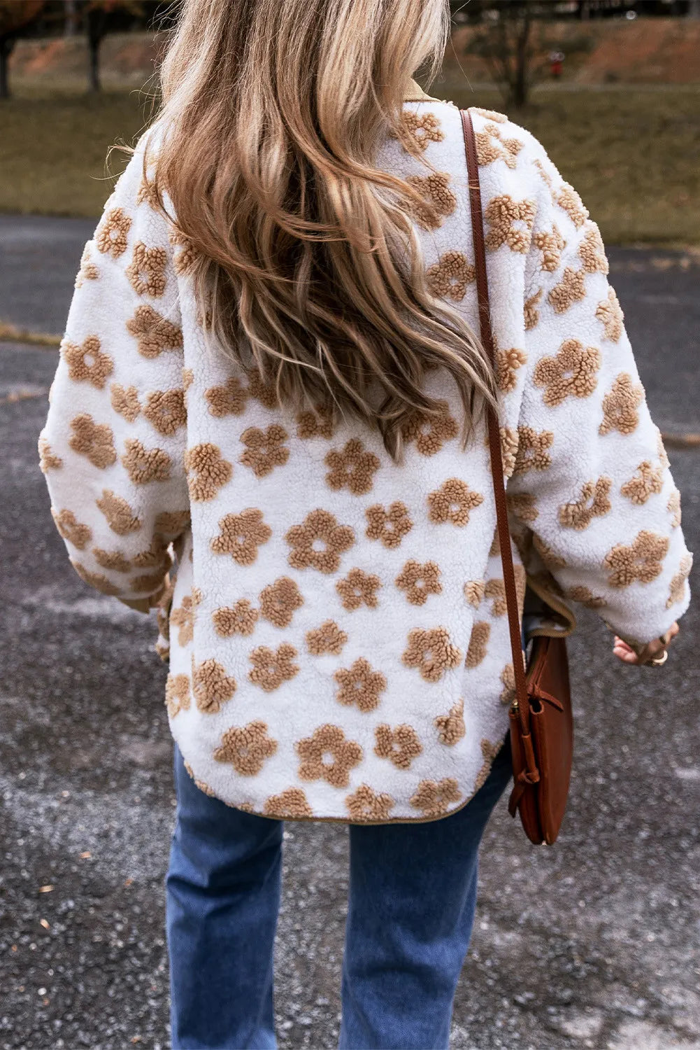 Flower Power Button Up Jacket