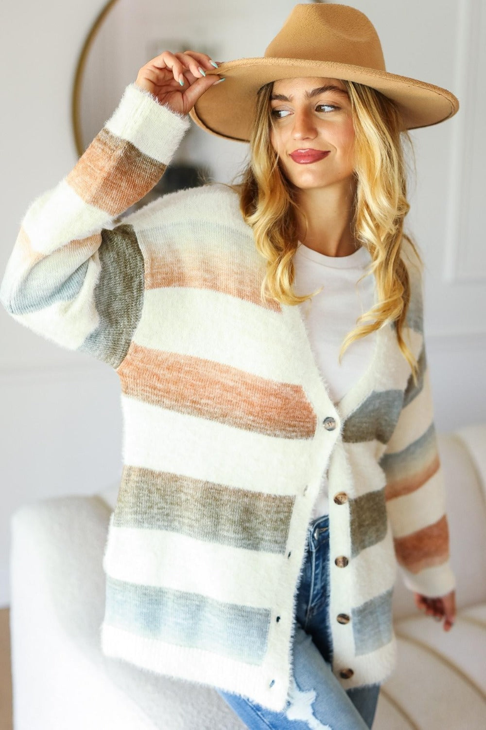 Madewell Fuzzy Sweater Cardigan