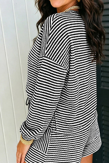 Lucky Enough Striped Shorts Set