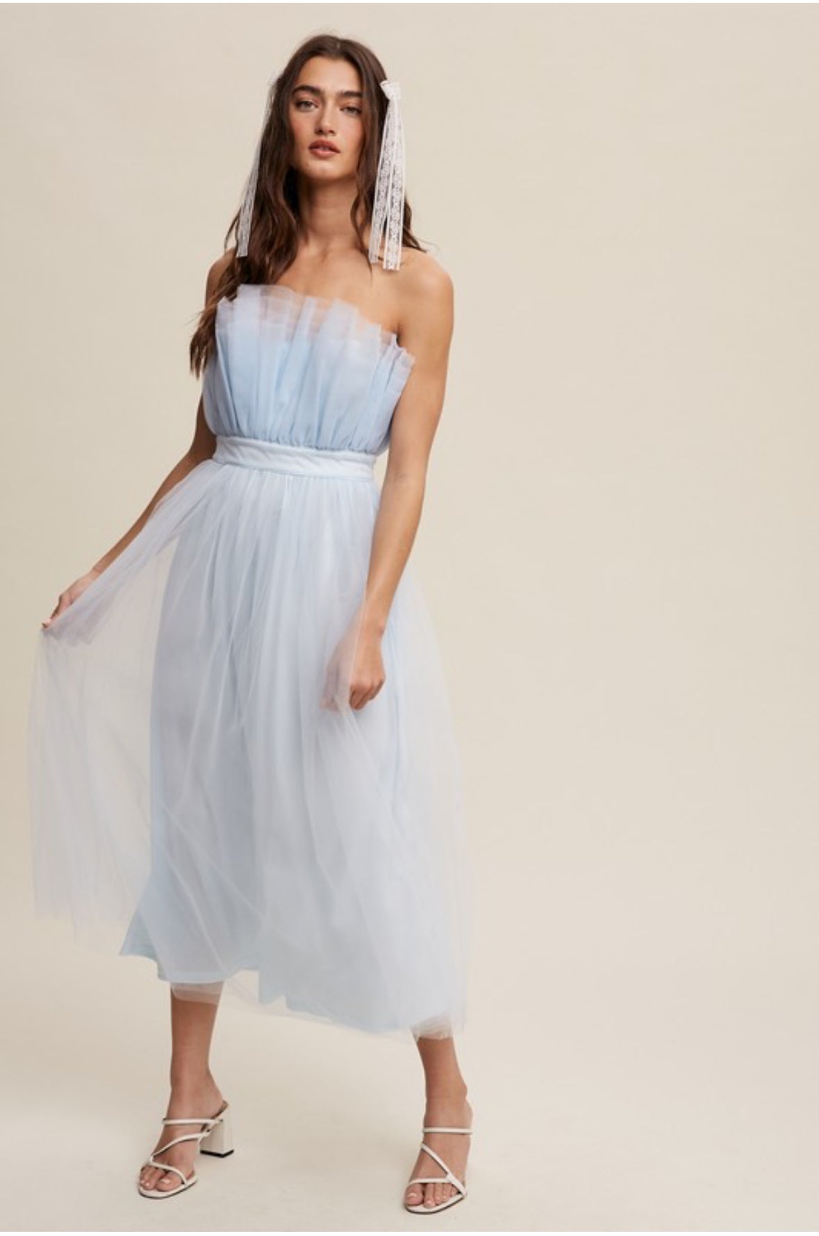 The Hannah Chiffon Midi Dress