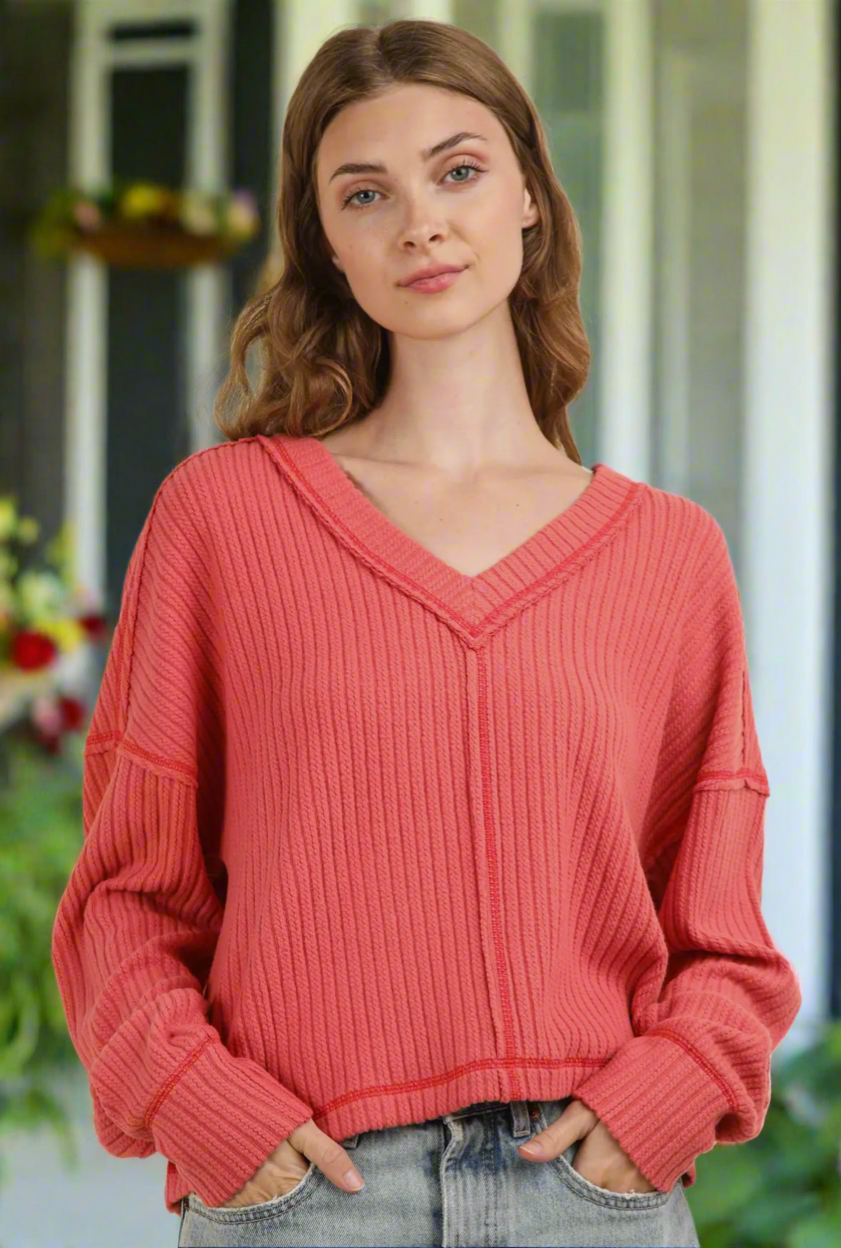 Rainey Coral Top