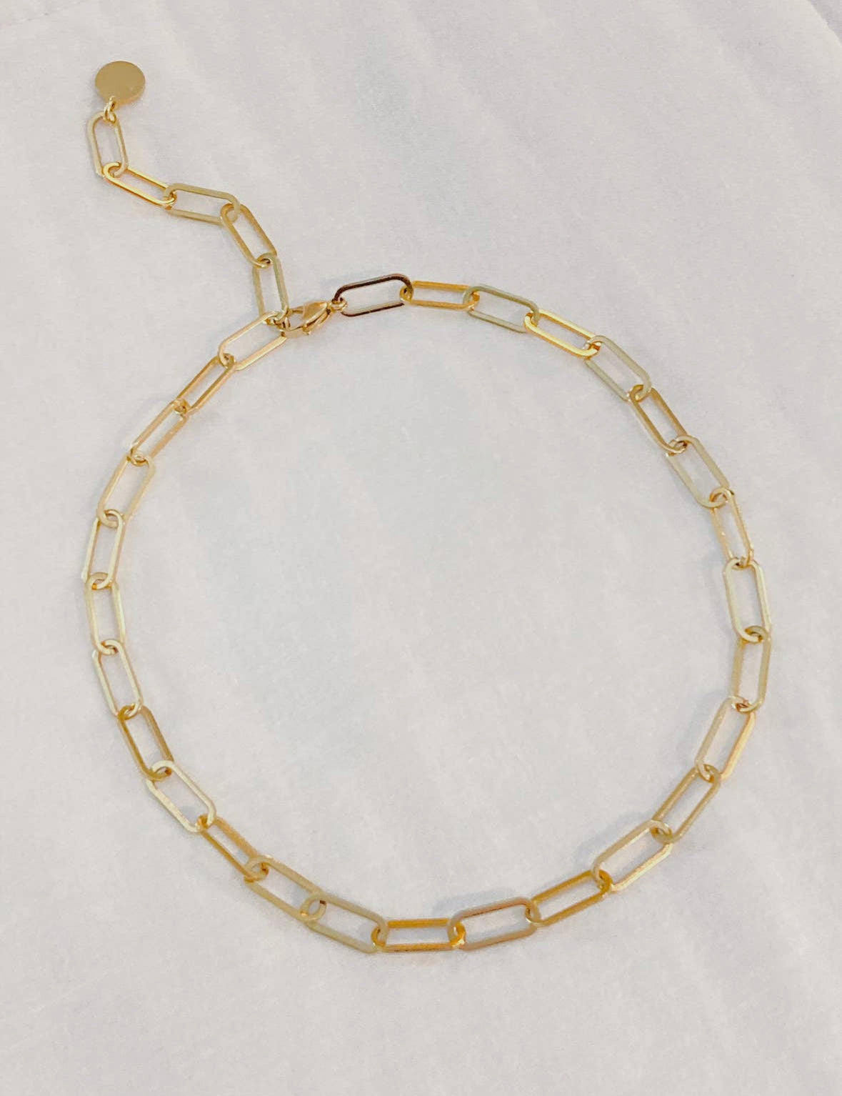 Paper Clip Link Necklace