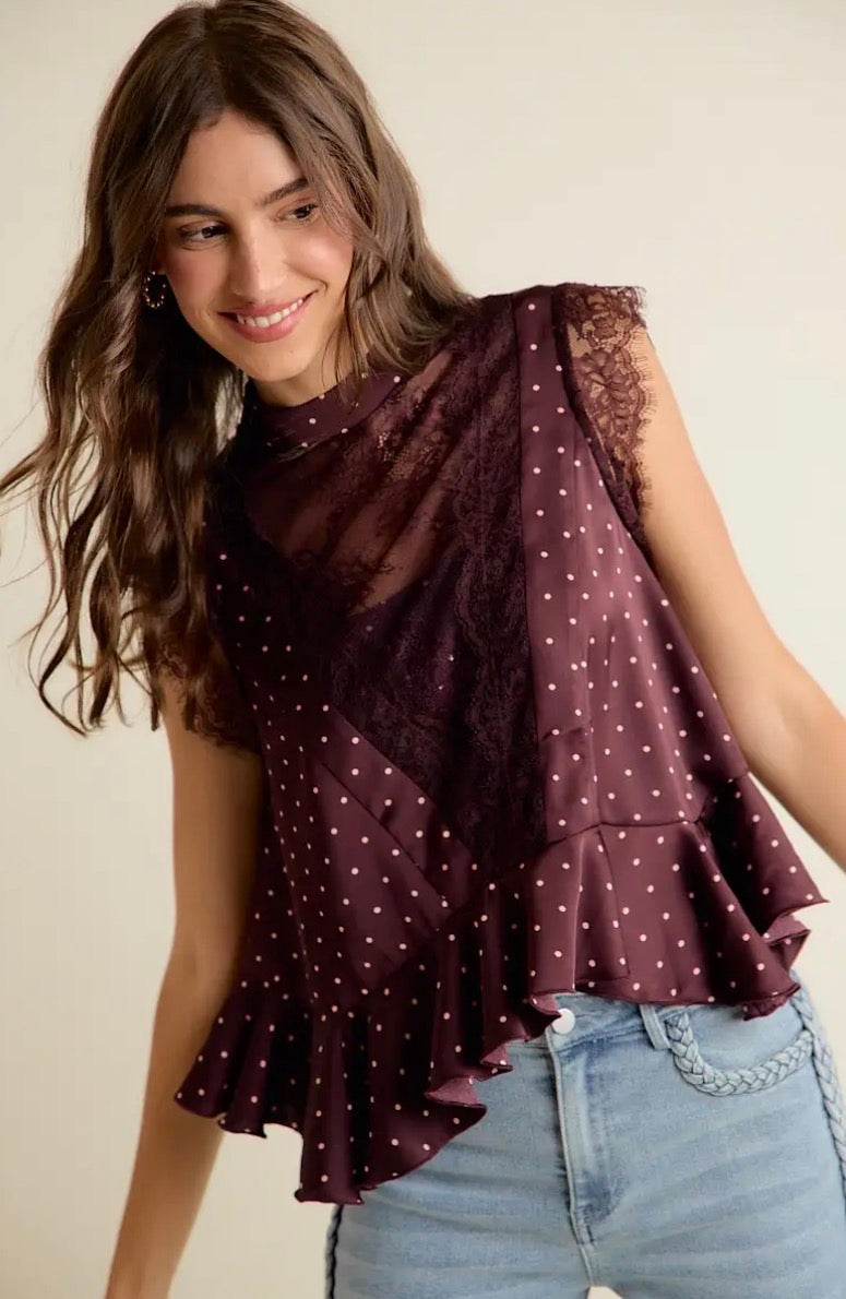 Polka Dotty Top