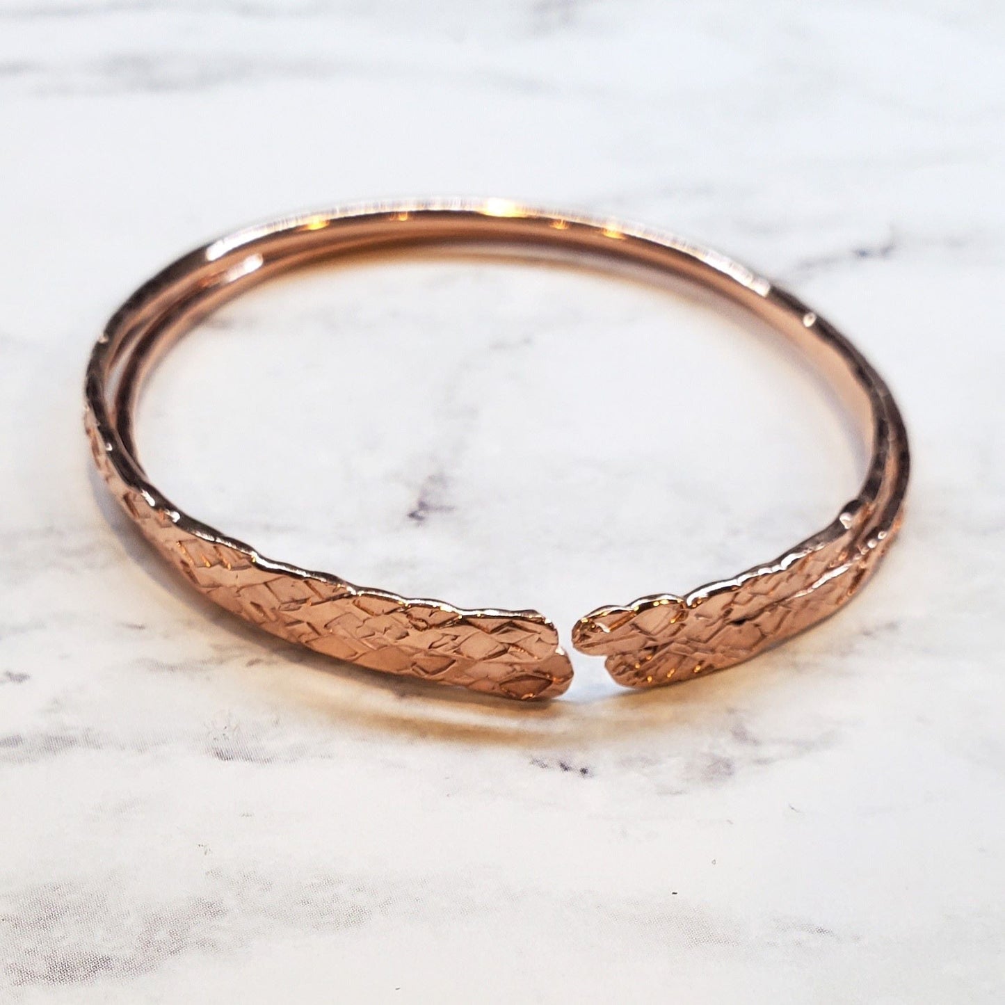 Brides Magazine Featured Copper Bangle in 4 Sizes