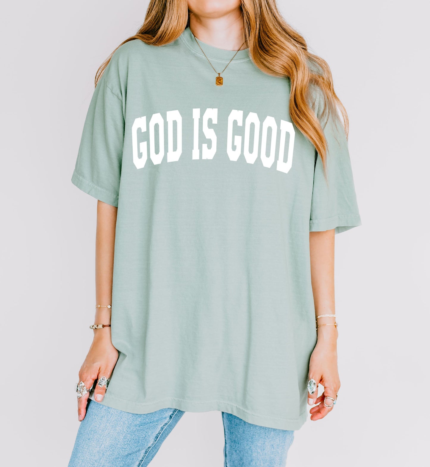 God is good Christian Comfort Colors Garment Dyed T Shirt