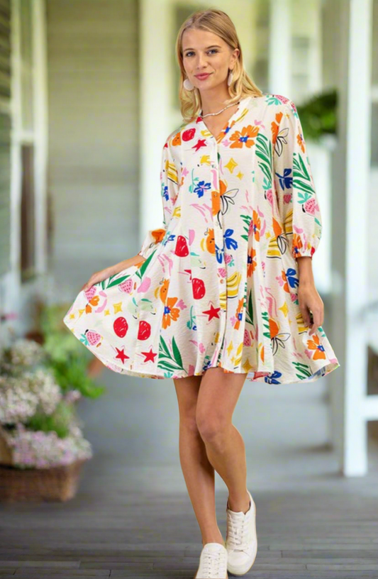 Fun In The Sunshine Mini Dress