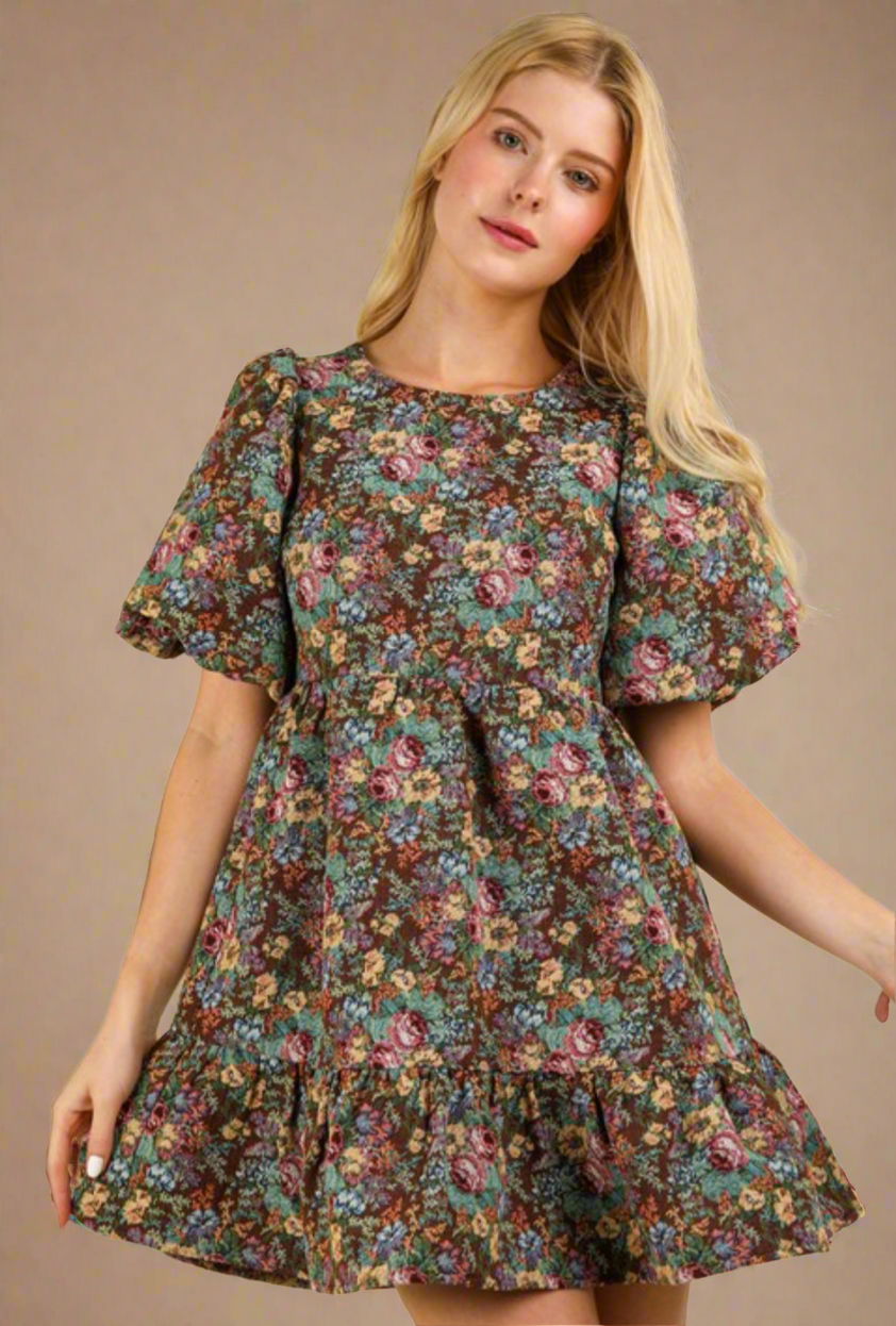 Hannah Floral Mini Dress