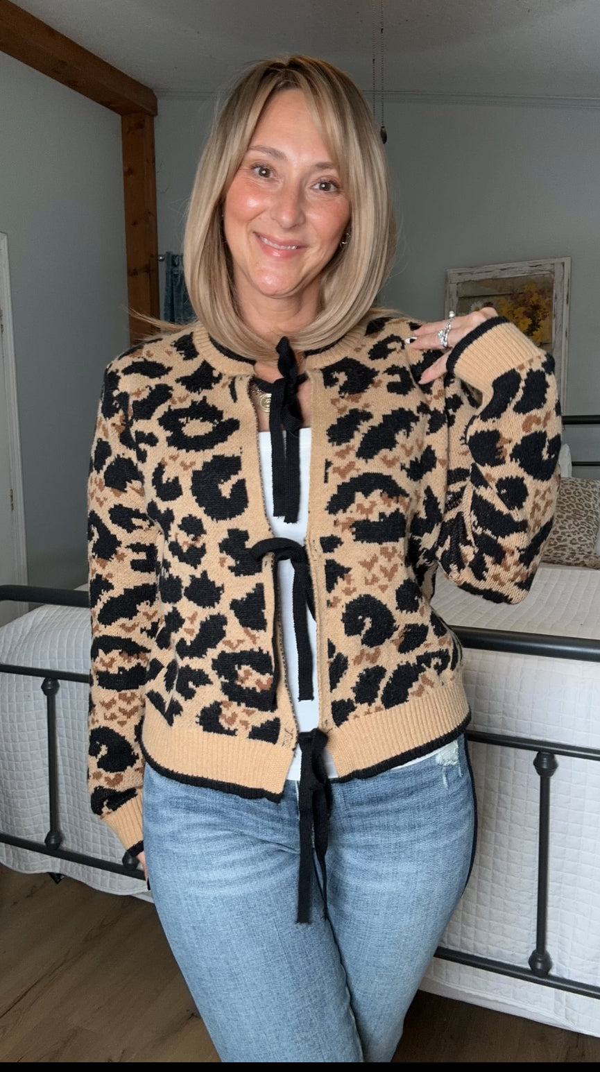 Lighten Up Leopard Sweater