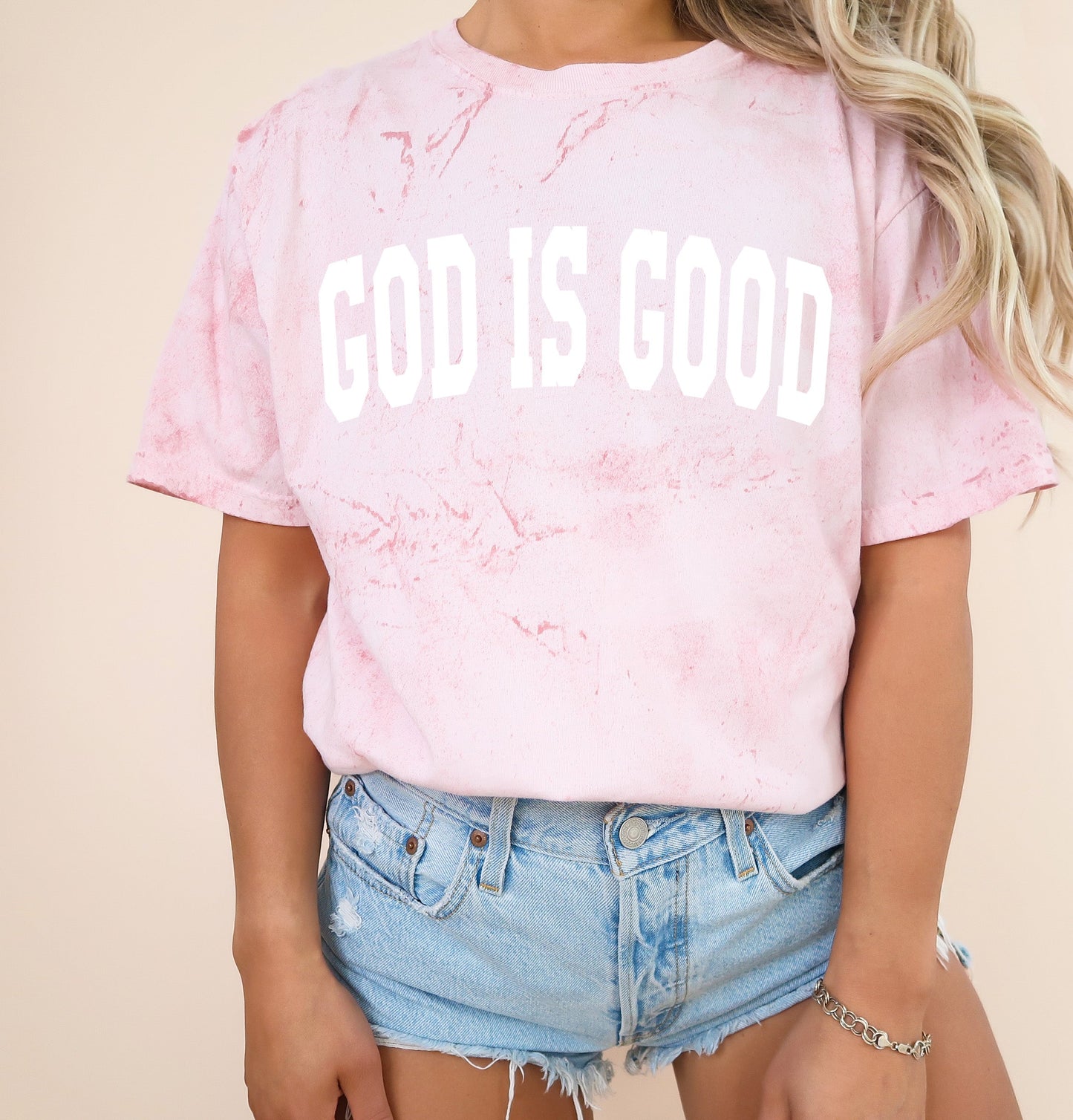 God is good Christian Comfort Colors Garment Dyed T Shirt