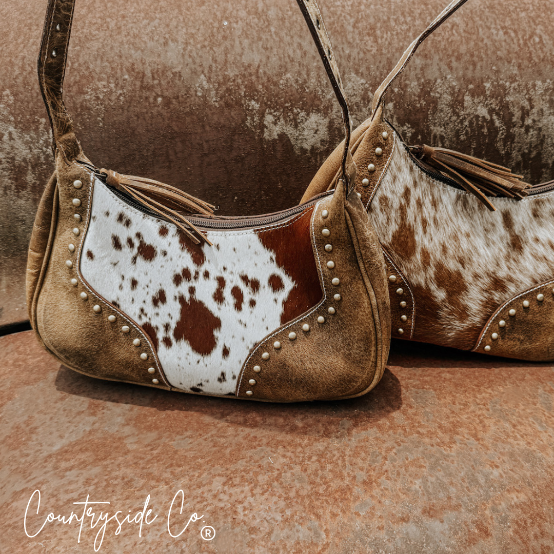 Rodeo Royalty Cowhide Leather Handbag