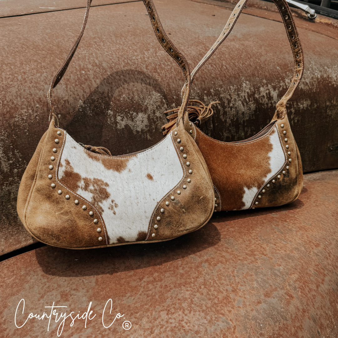 Rodeo Royalty Cowhide Leather Handbag