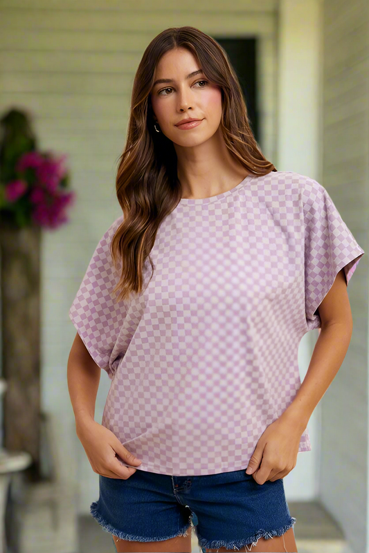 Annie Wear Checkered Top