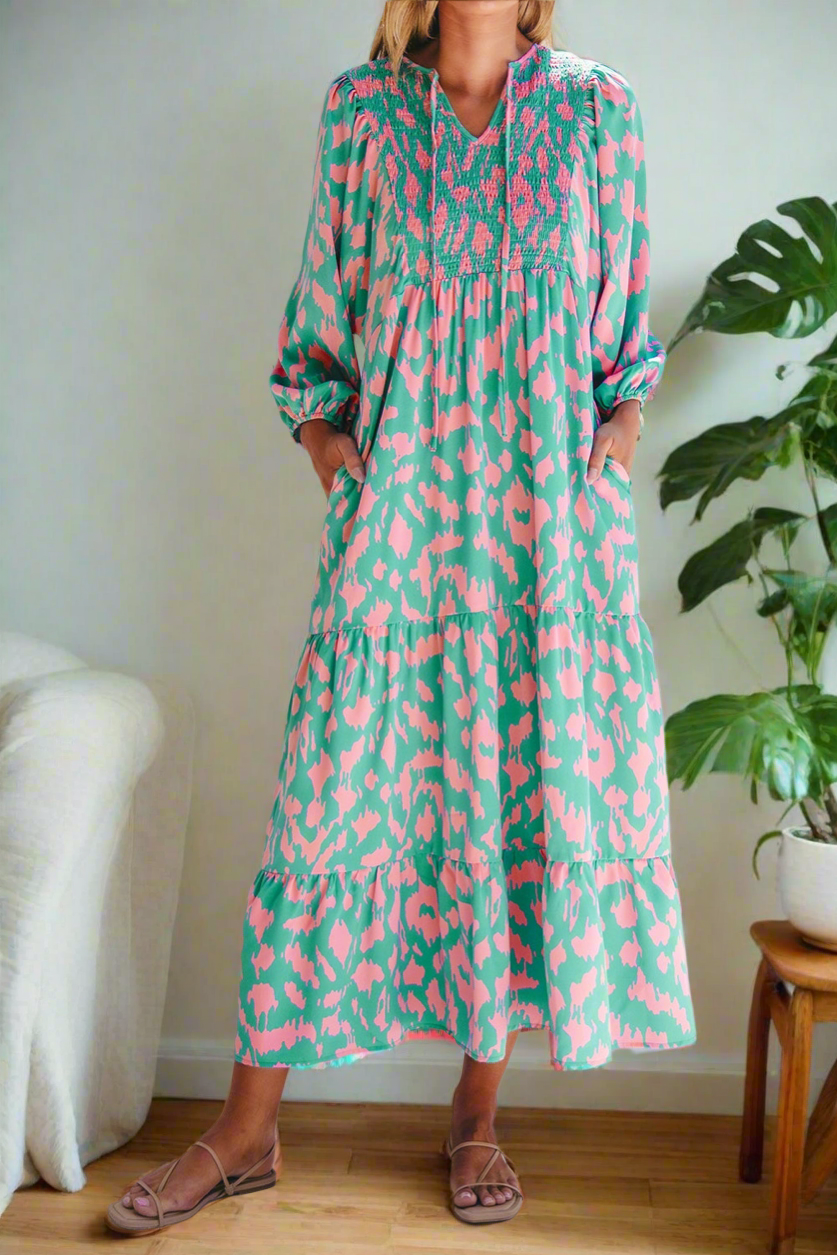 Lynn Smocked Maxi Dress