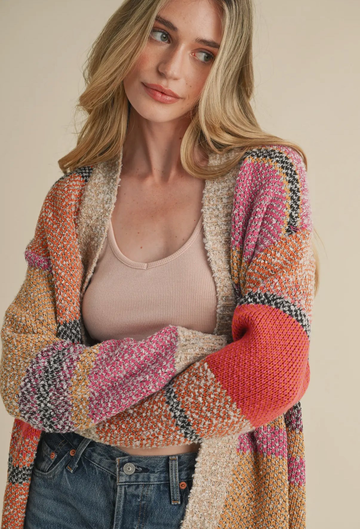 The 90s Kody Color Cardigan