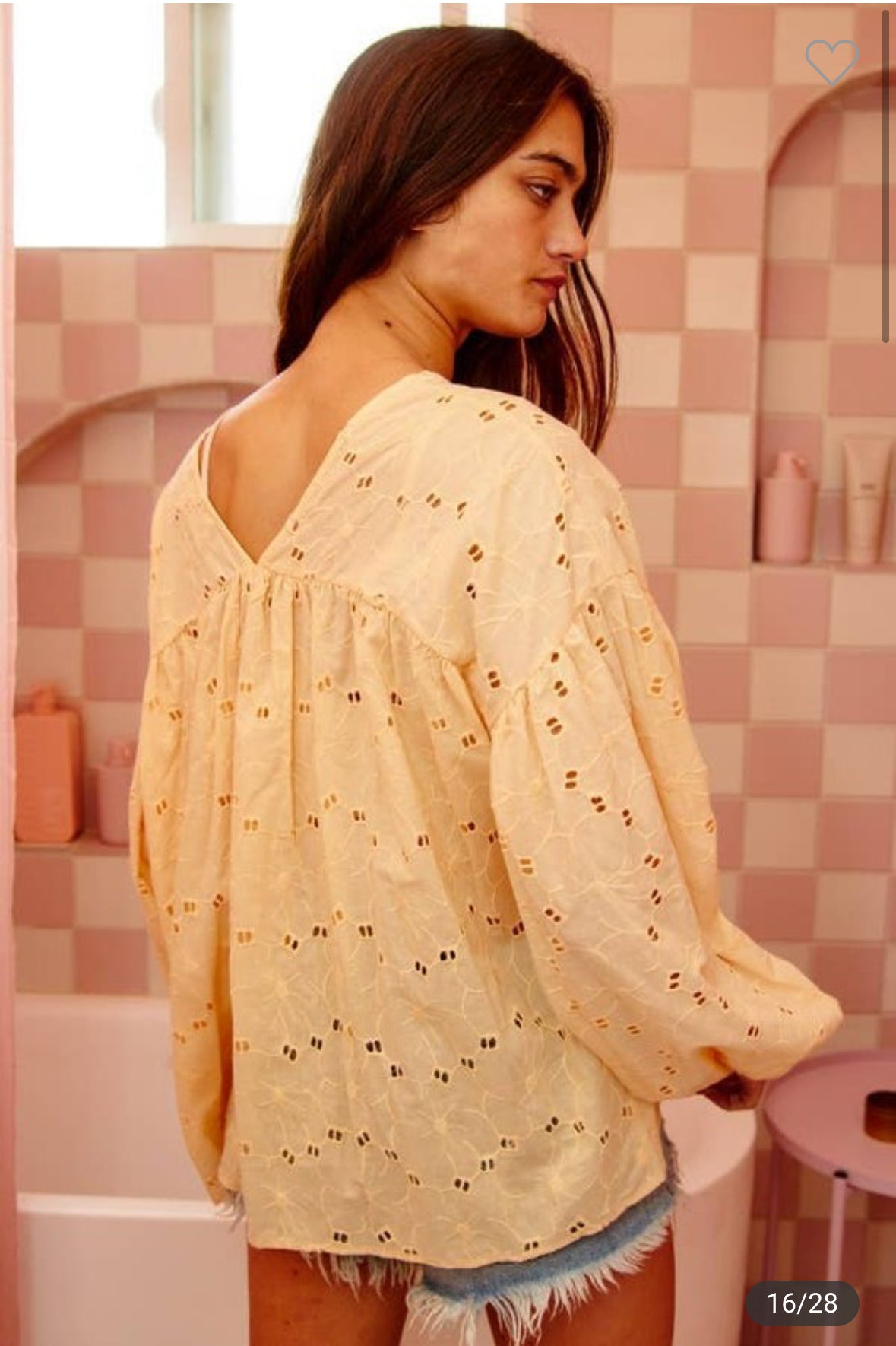 Lauren Lace Eyelet Top