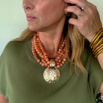 Shelly Beaded Necklace