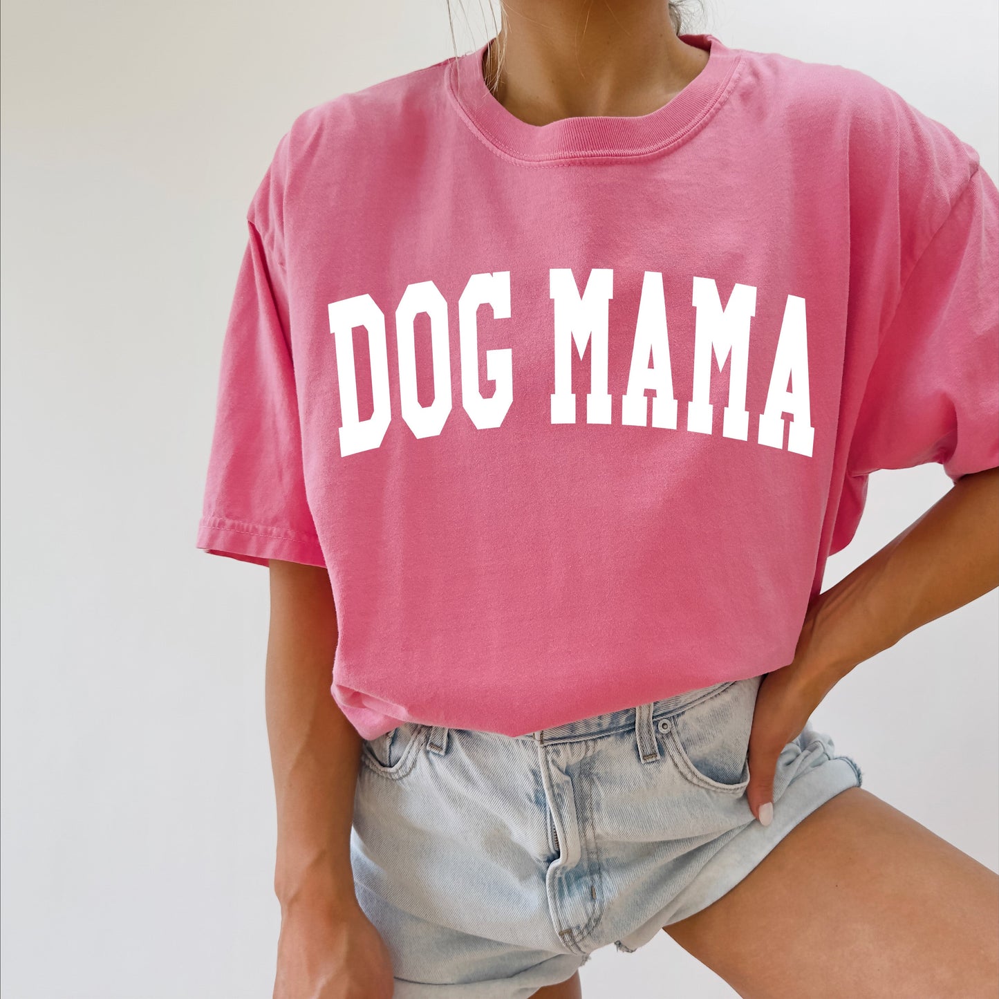Dog Mama Comfort Colors Garment Dyed T Shirt