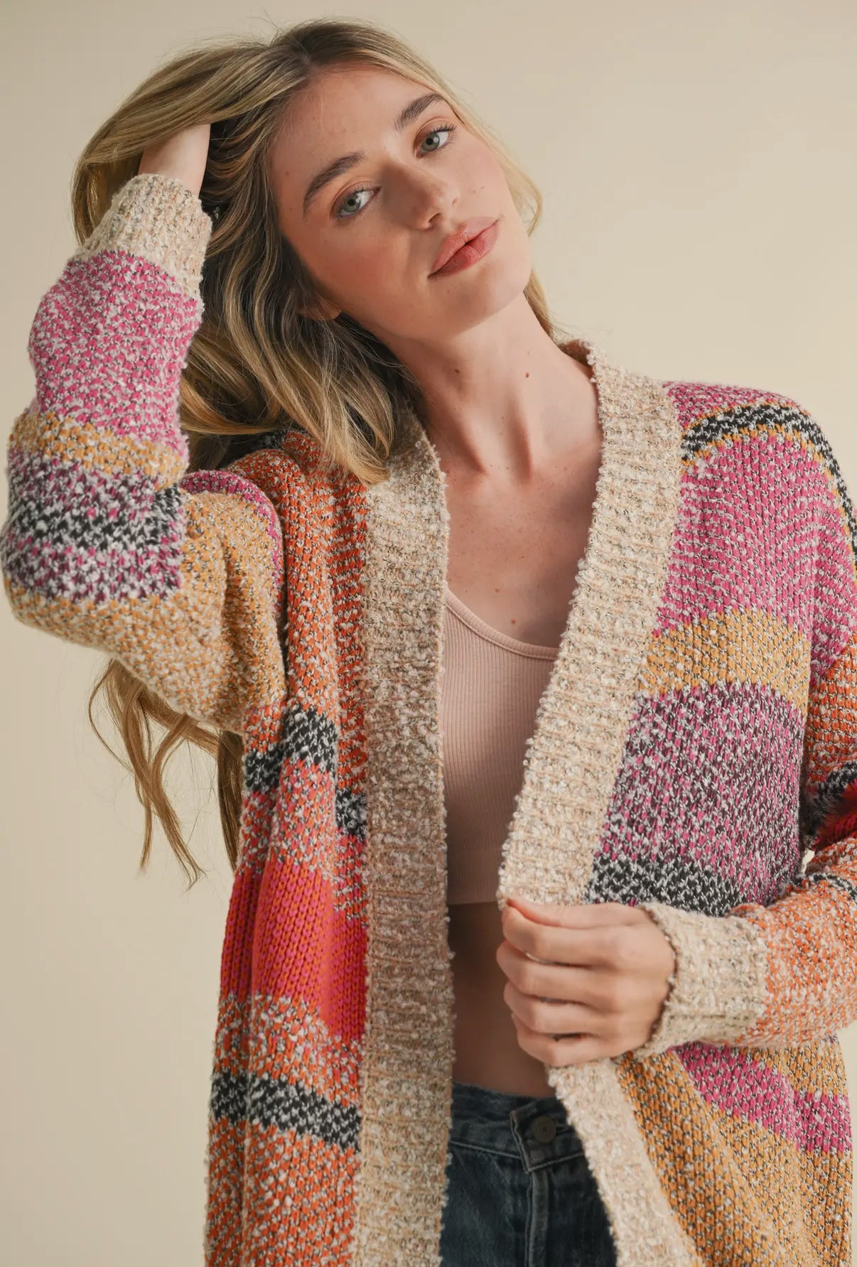 The 90s Kody Color Cardigan