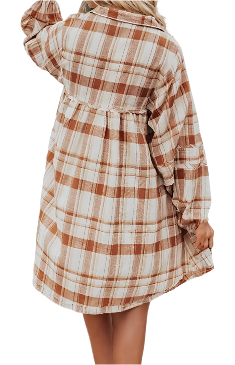 Whisky Darling Plaid Dress