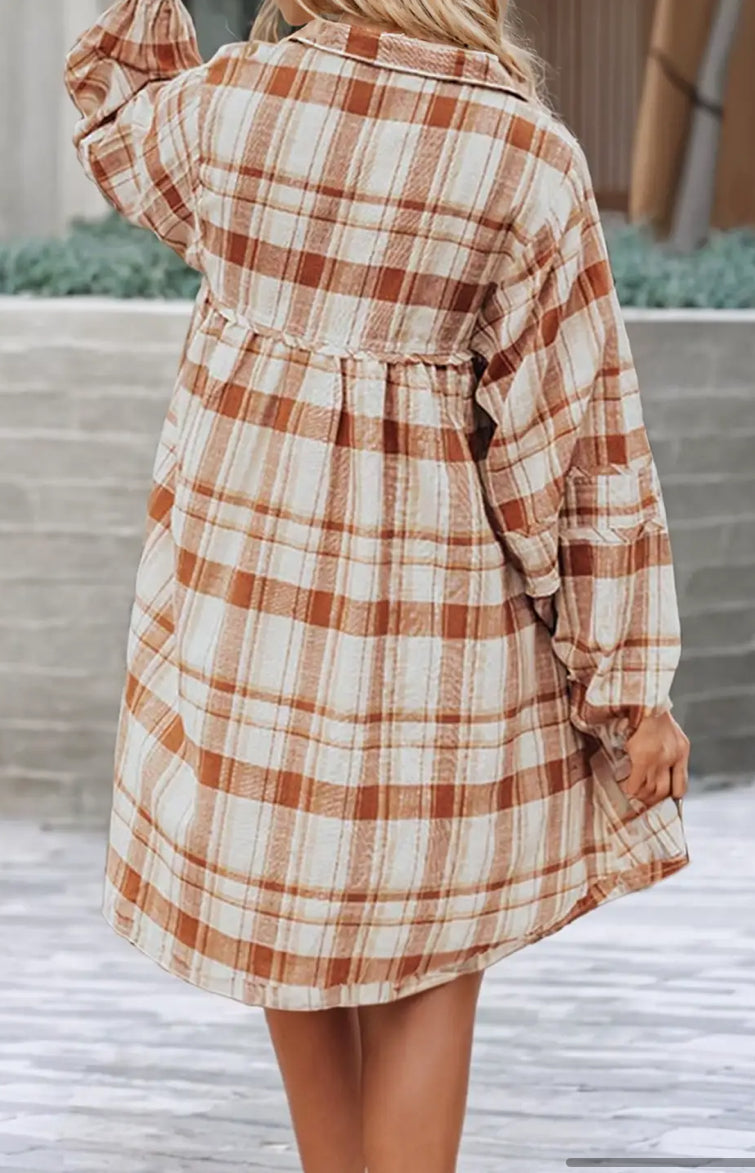 Whisky Darling Plaid Dress