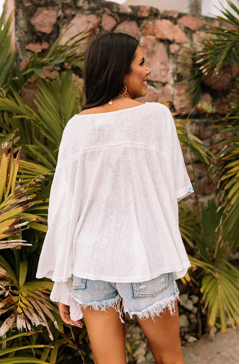 Trinity Embroidered Top