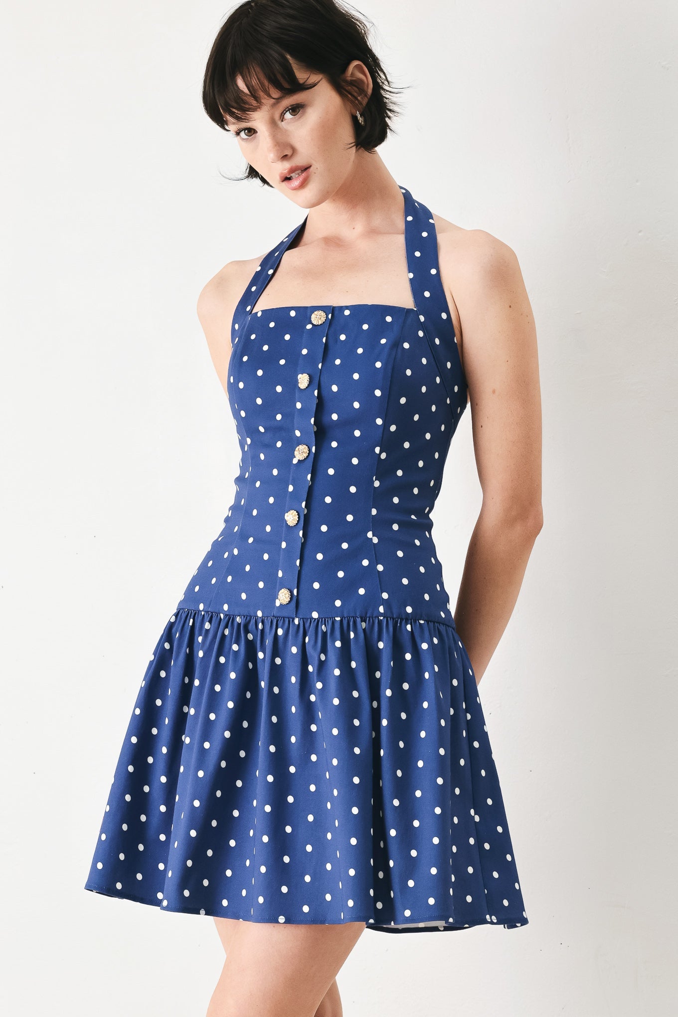 Long Pass Mini Dress