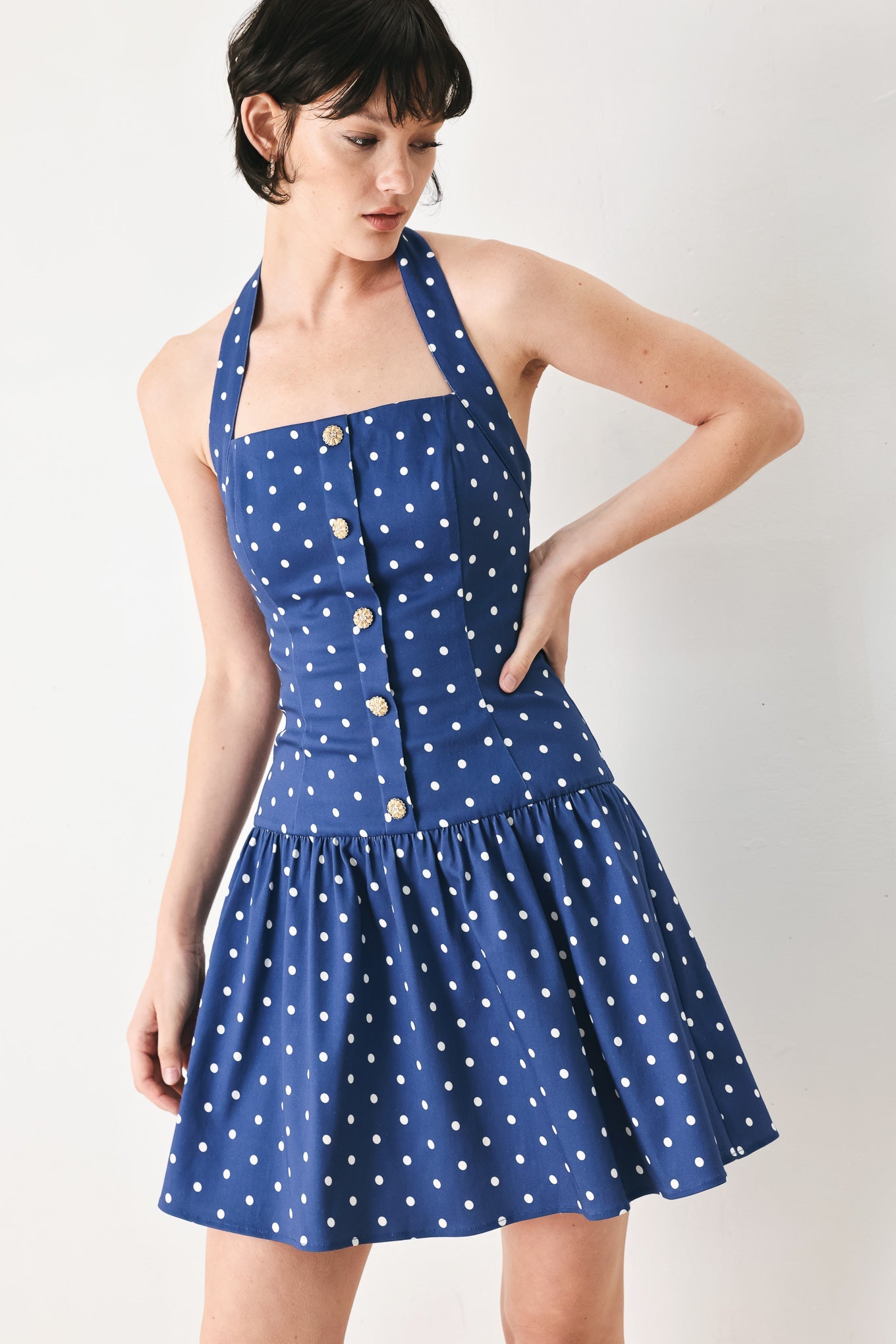 Long Pass Mini Dress