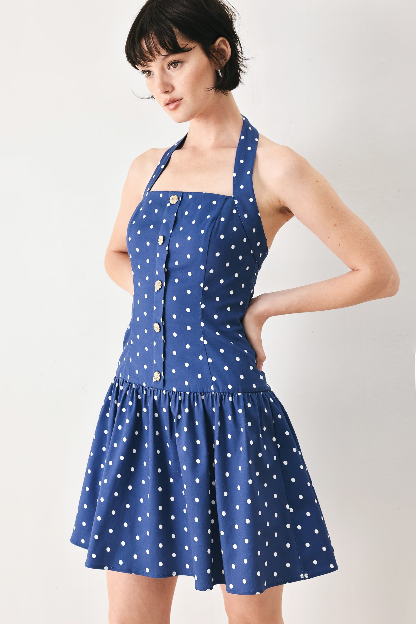 Long Pass Mini Dress