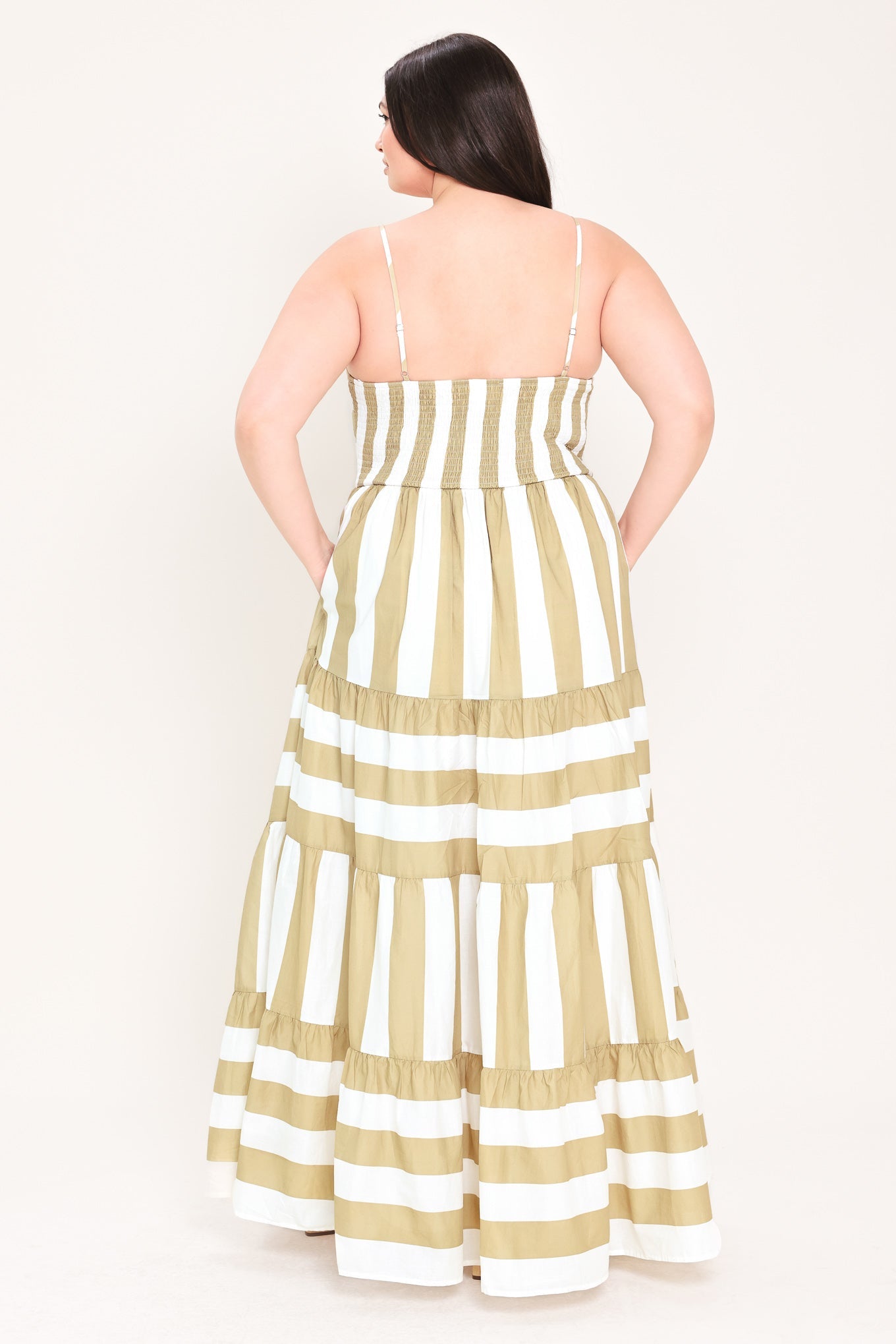 Boardwalk Queen Striped Maxi Dress