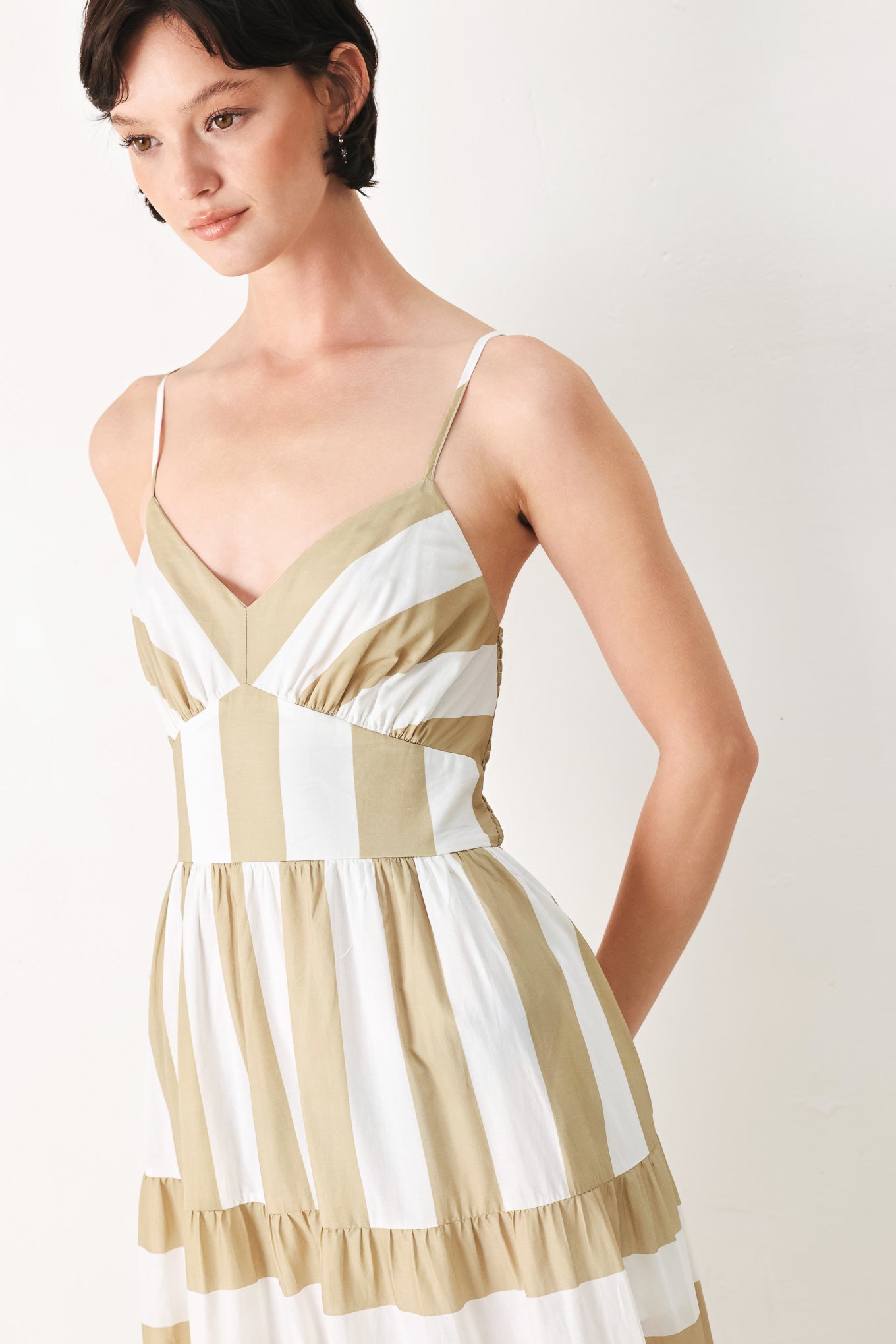 Boardwalk Queen Striped Maxi Dress
