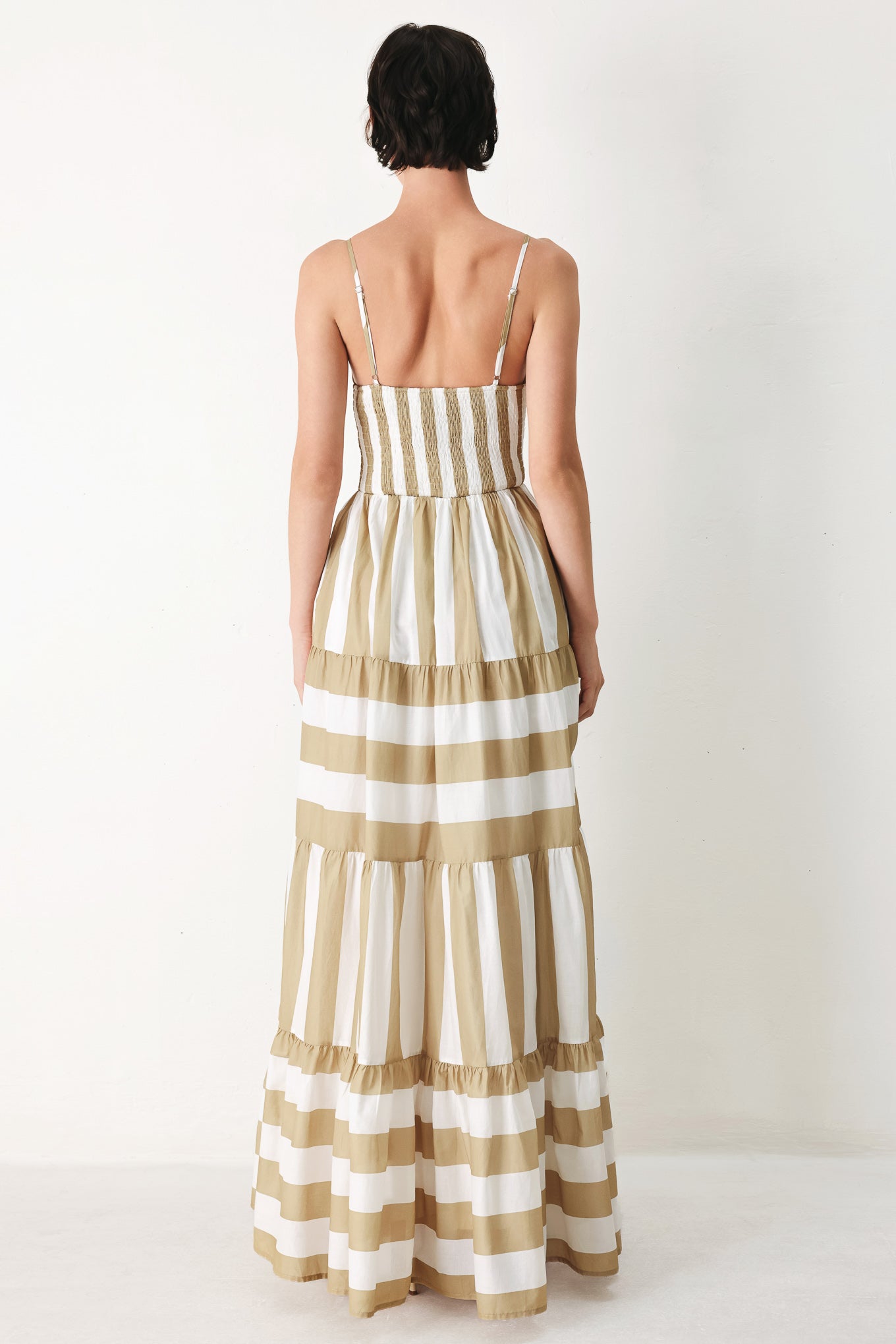 Boardwalk Queen Striped Maxi Dress