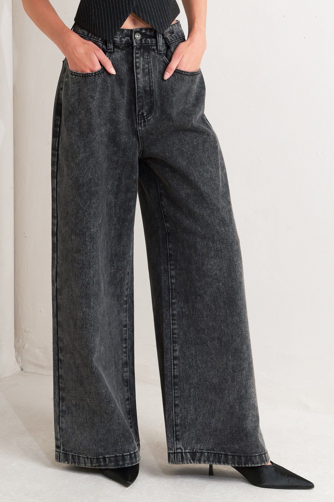 TAKE MY WORD DENIM PANTS