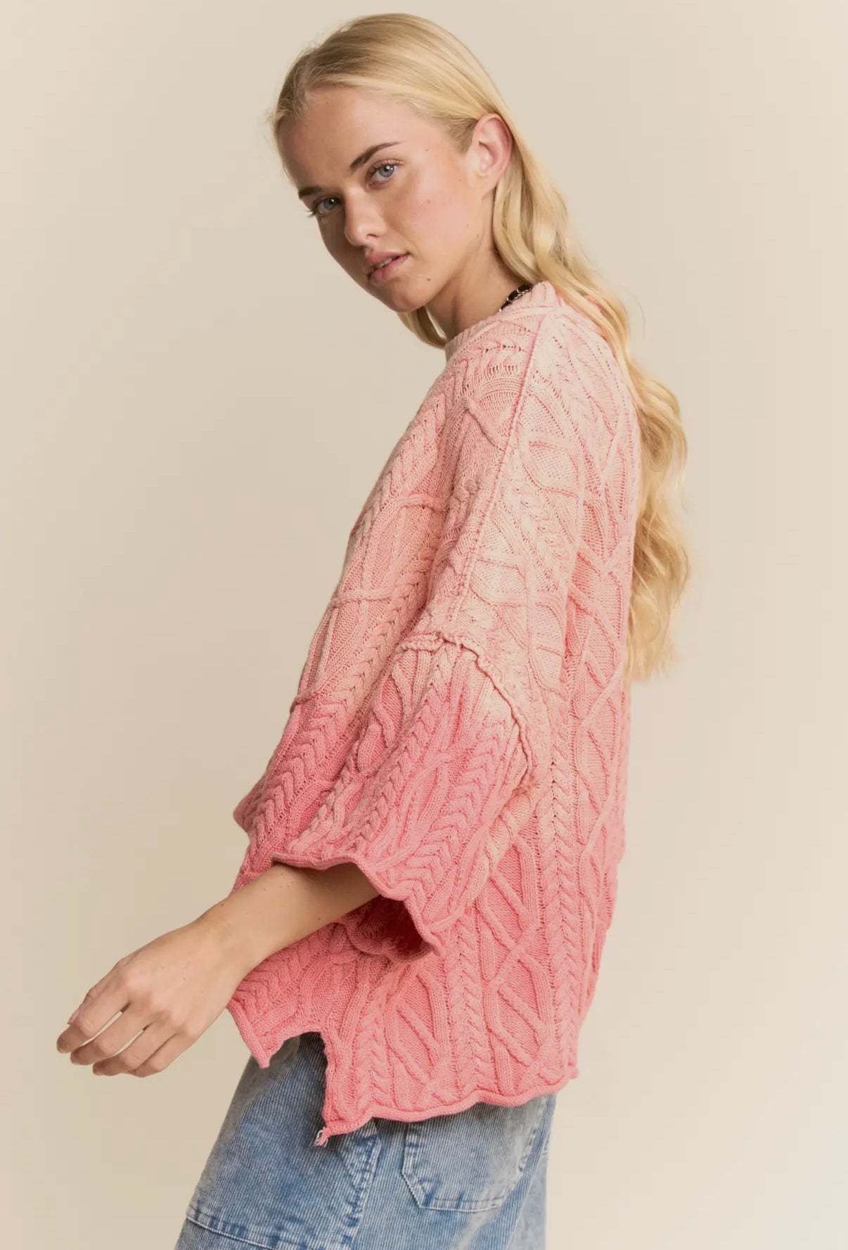 Rose Cable Knot Top