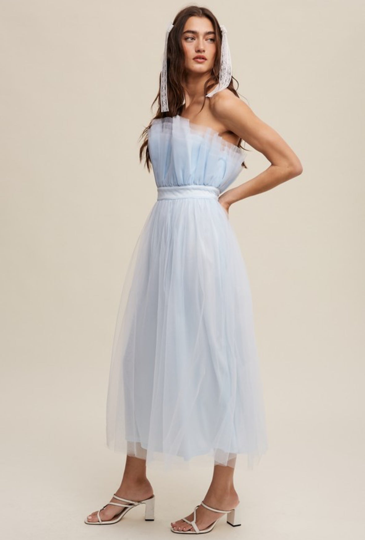 The Hannah Chiffon Midi Dress