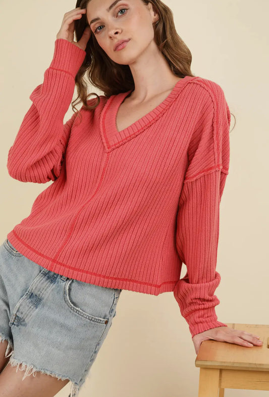 Rainey Coral Top