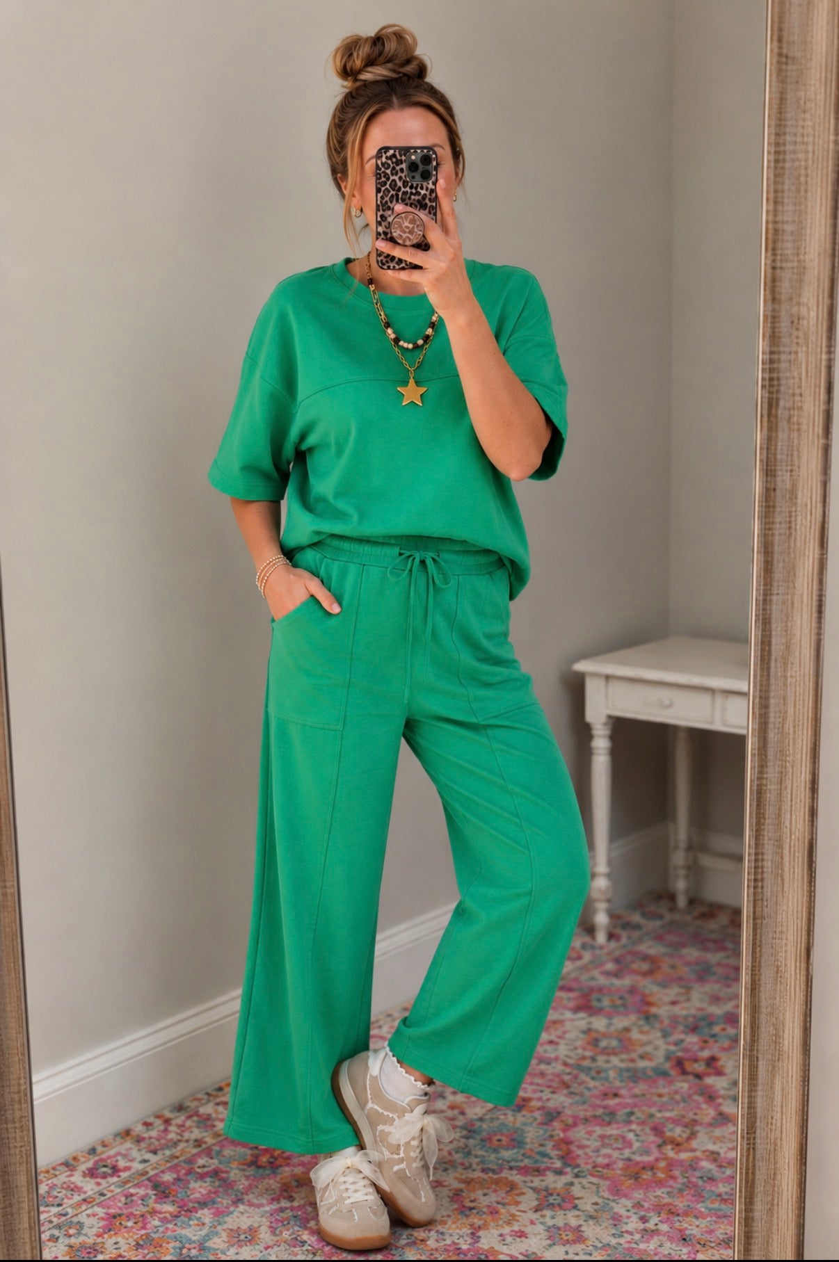 Never Late Pants Set