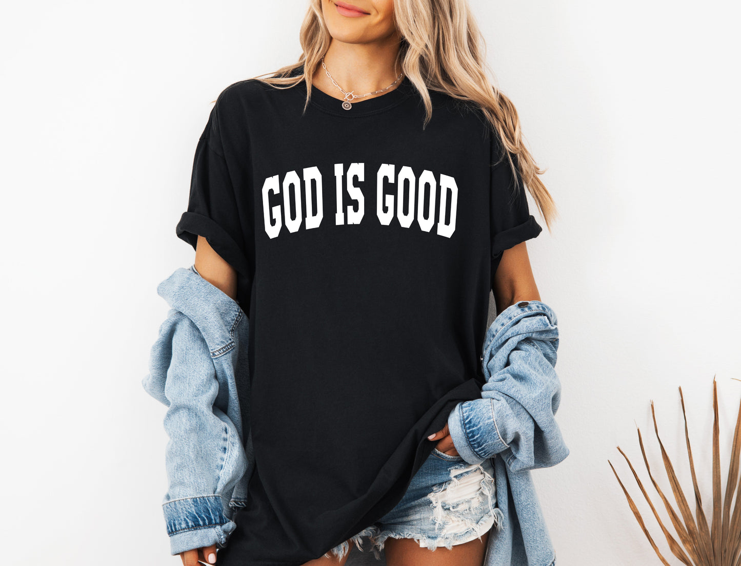 God is good Christian Comfort Colors Garment Dyed T Shirt