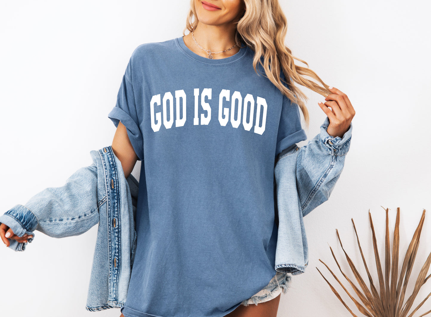 God is good Christian Comfort Colors Garment Dyed T Shirt