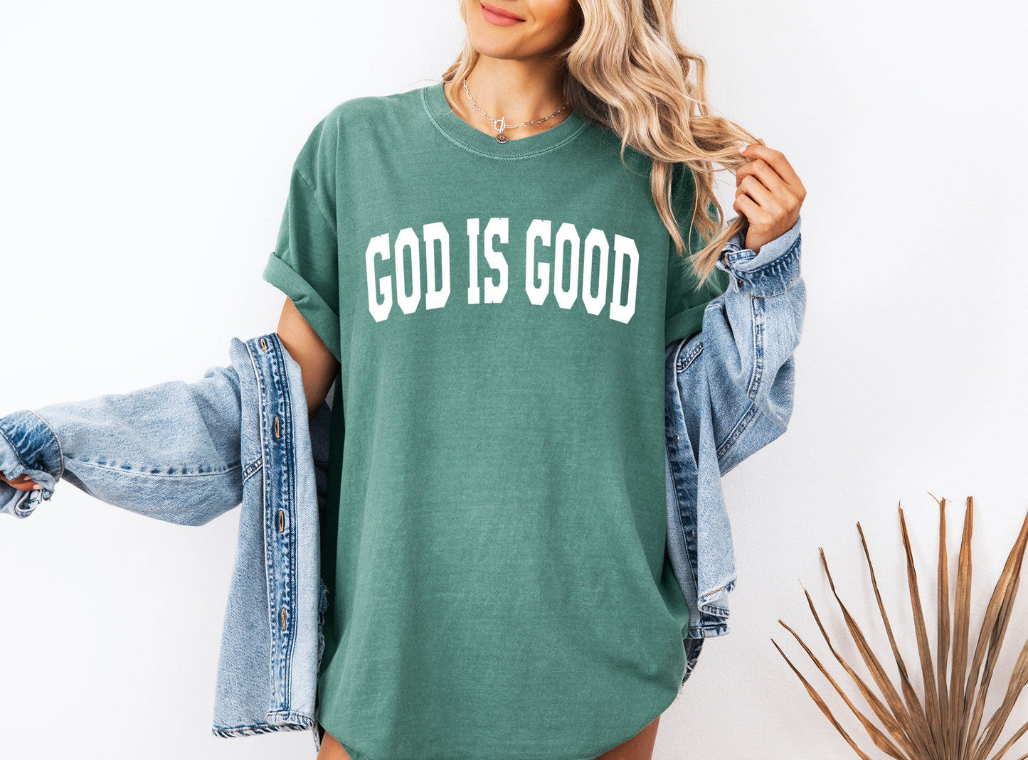 God is good Christian Comfort Colors Garment Dyed T Shirt
