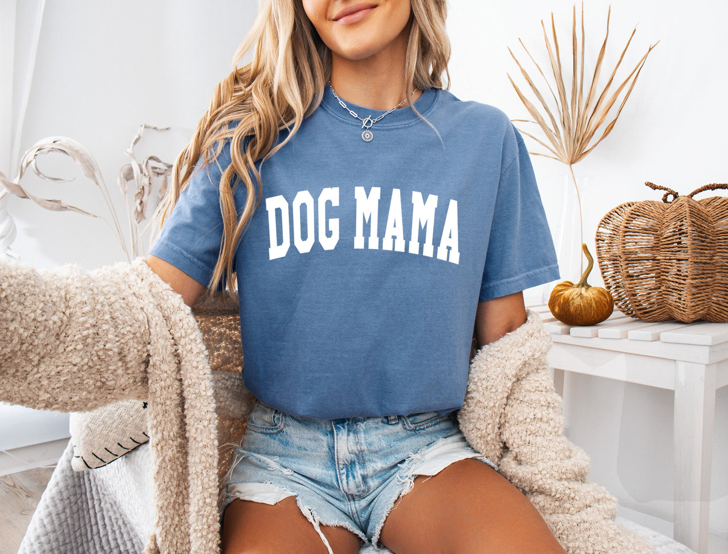 Dog Mama Comfort Colors Garment Dyed T Shirt