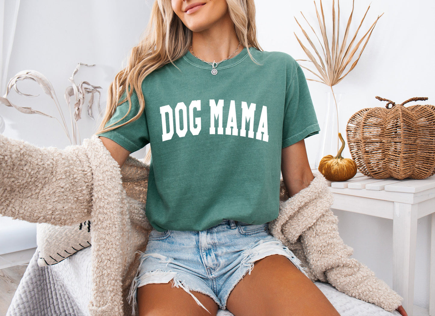 Dog Mama Comfort Colors Garment Dyed T Shirt